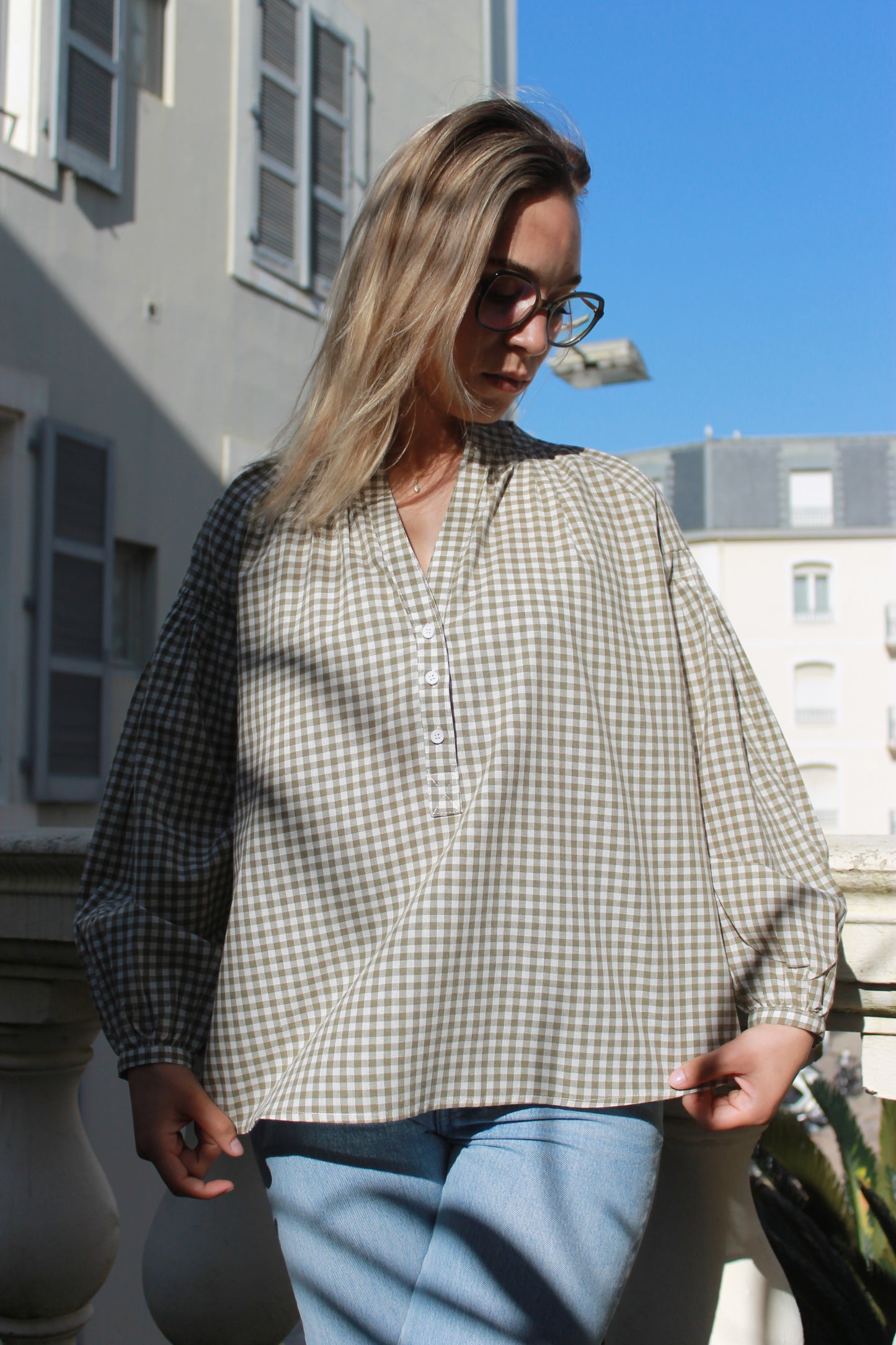 Blouse PERLE Kaki