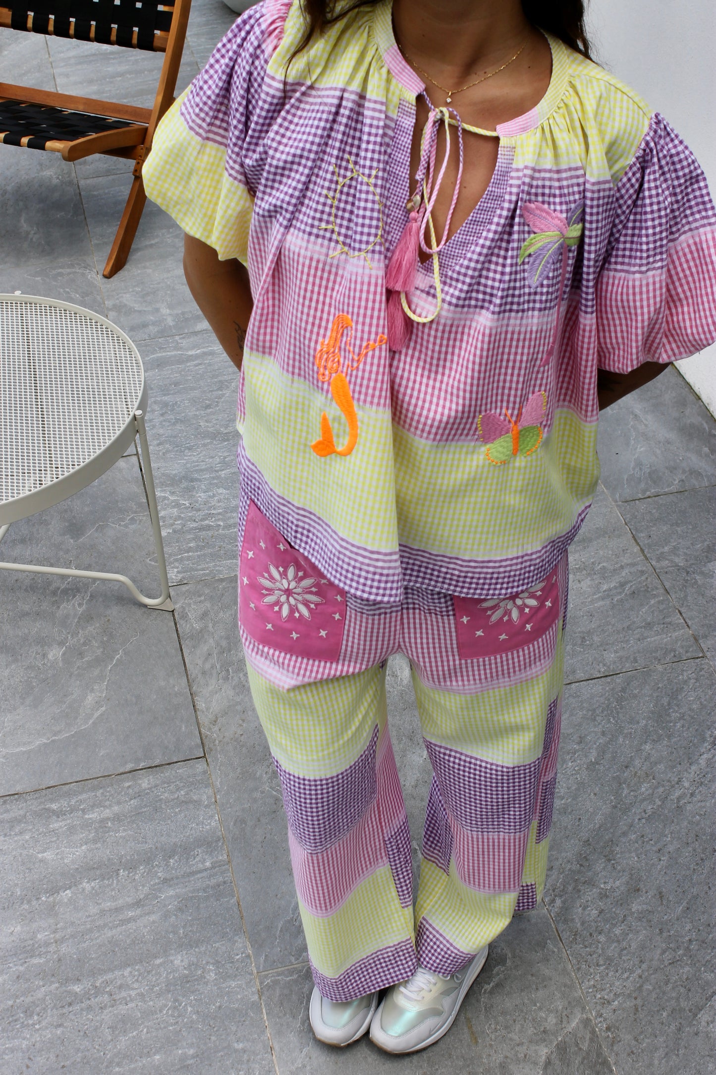 Pantalon CAMILLE vichy