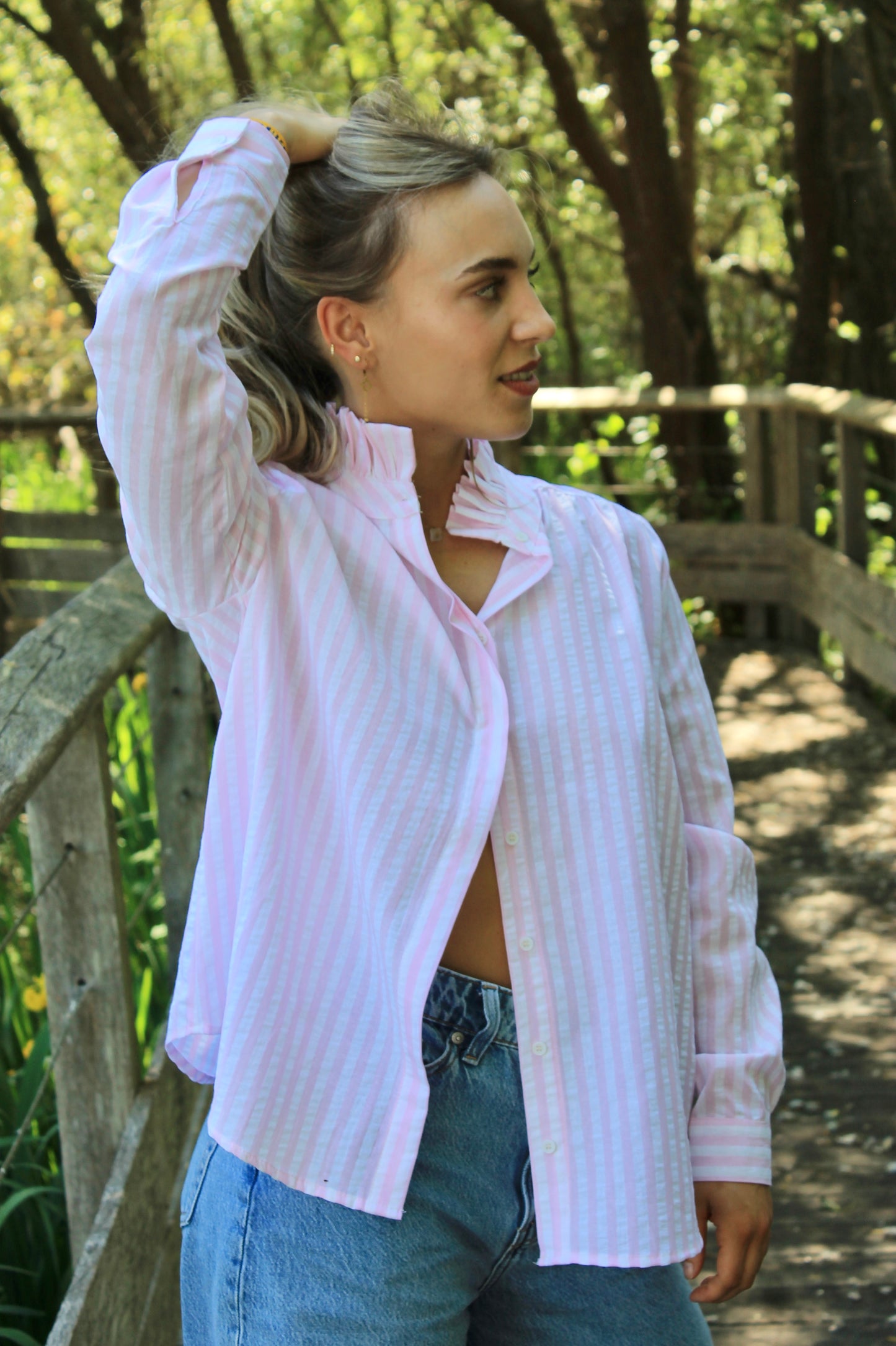 Chemise IRIS rose