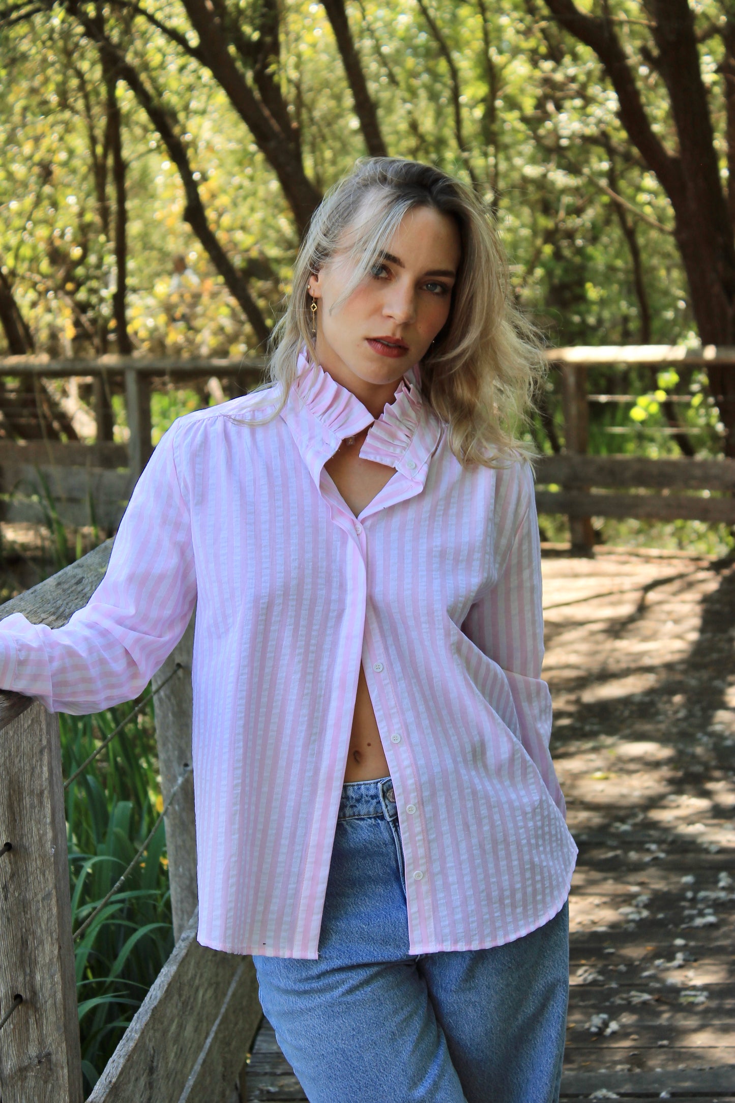 Chemise IRIS rose