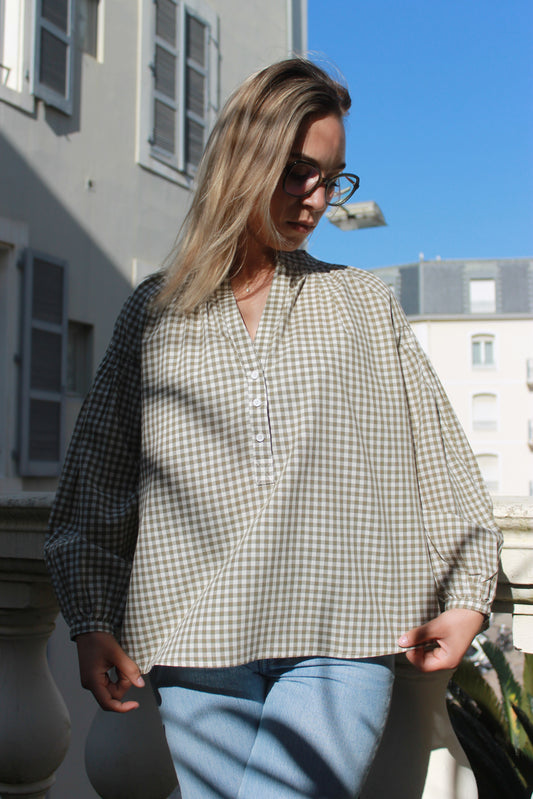 Blouse PERLE Kaki