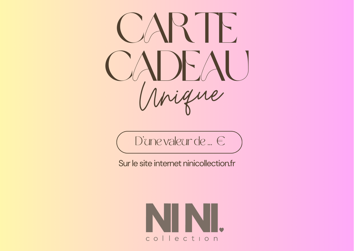 Carte cadeau