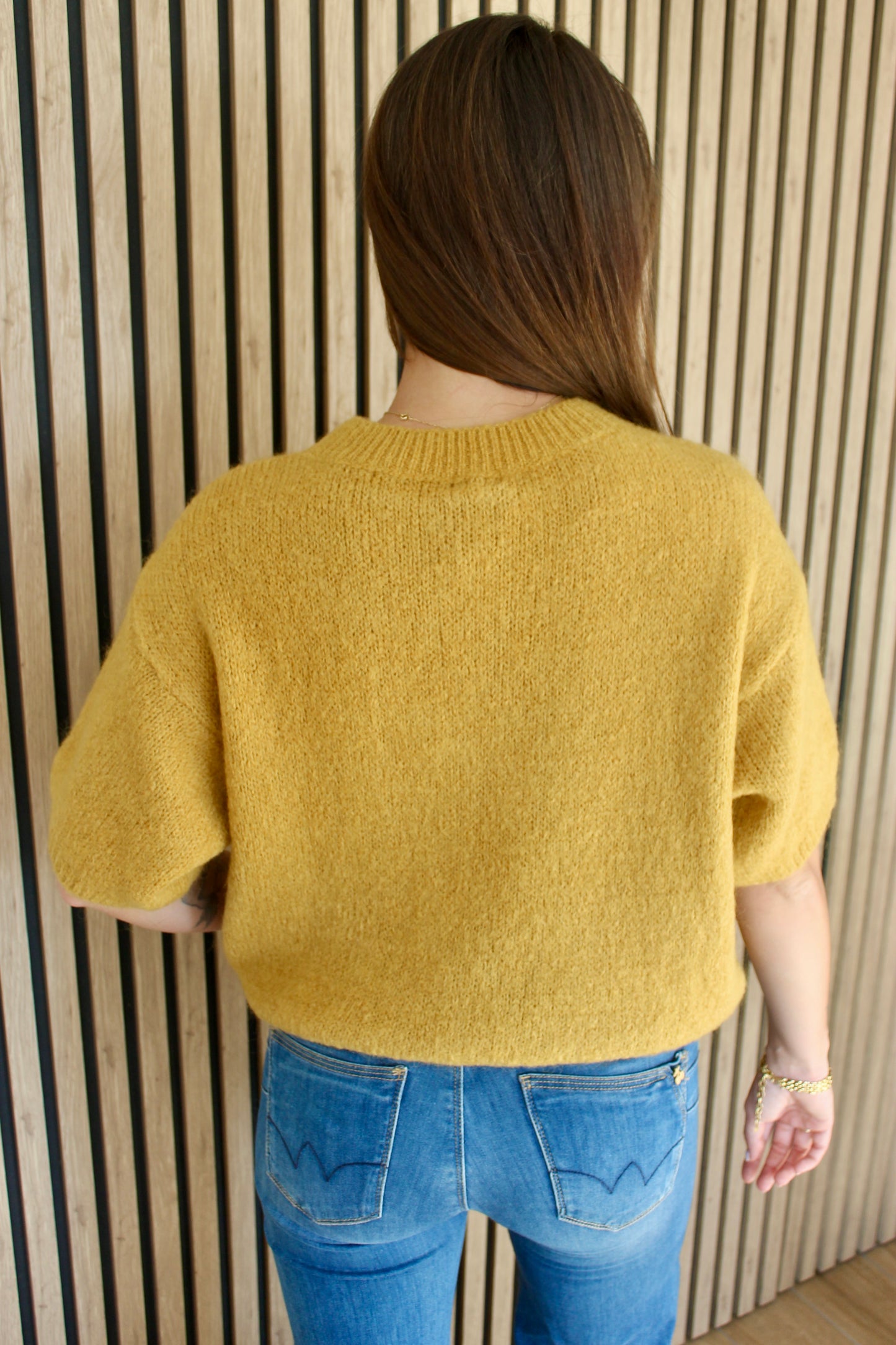 Pull LOUISE jaune