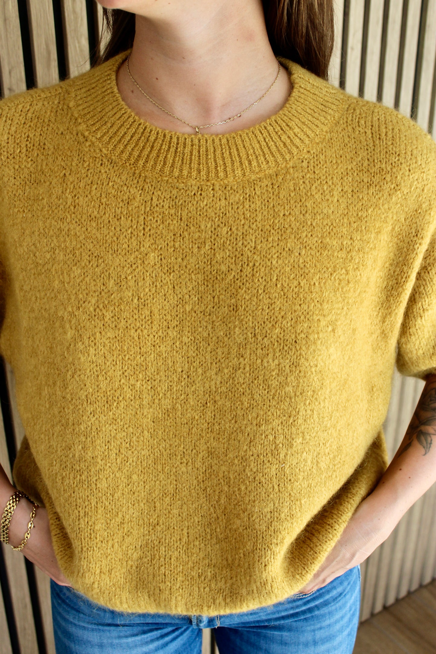 Pull LOUISE jaune