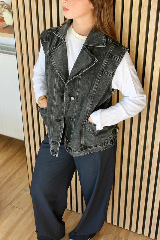 Veste jean IRO gris